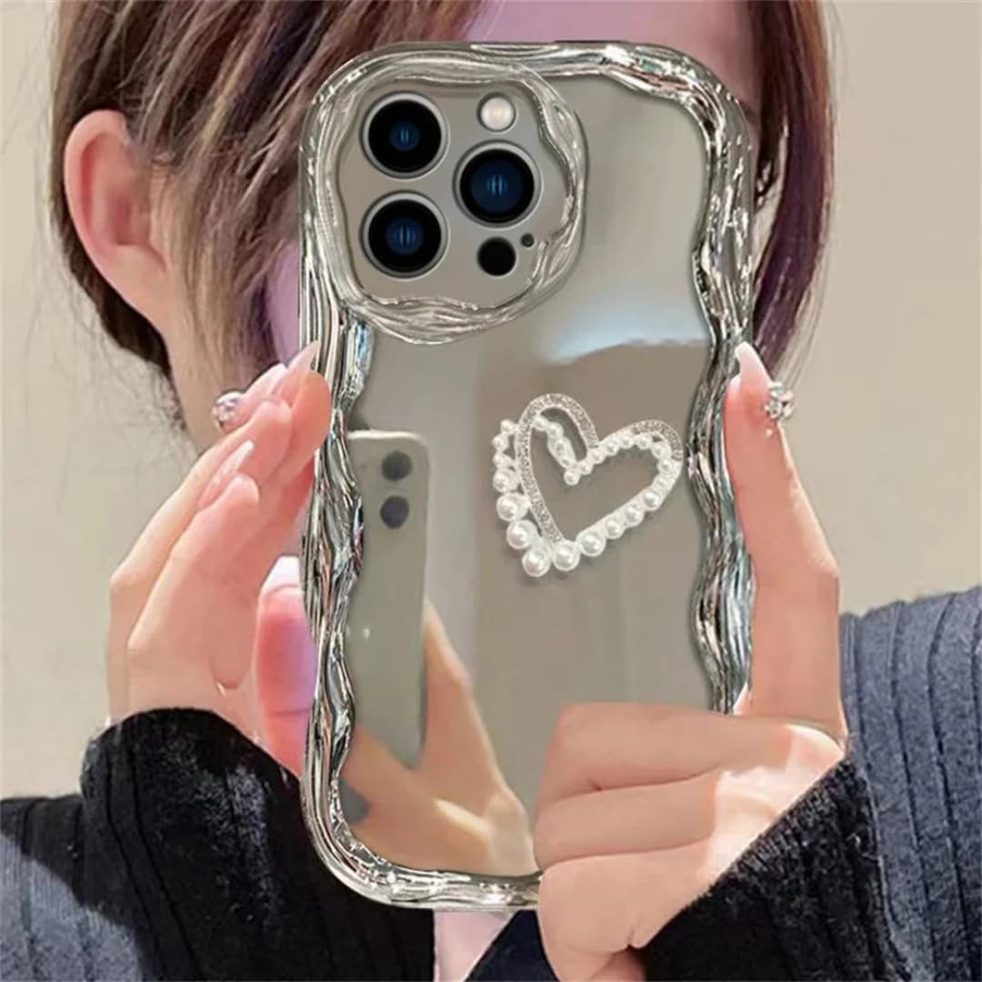 Coque de téléphone pour iPhone 13, 12, 11 Pro Max en silicone souple argenté - 6