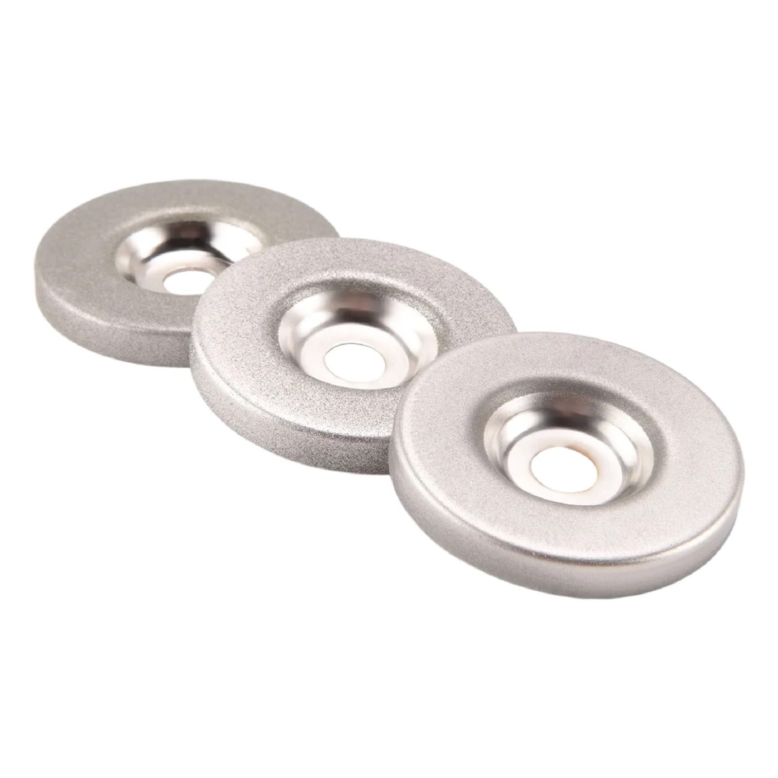 3 Pezzi 56 Mm Diamante 180/320/600 Mola Disco Circolare For Affilatura Elettrica Multifunzionale Smerigliatrice Affilatura