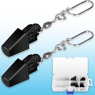2250141 Line Terminator Downrigger Accessory, Downrigger Terminal Kit for Boat Fishing, 2 Pack with Storage Case