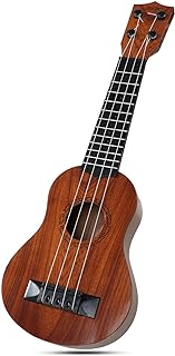 Raimy 17in Kids Ukulele Guitar - 4 Strings Mini Guitar Children Musical Instruments Educational Toys with Picks for Toddler Kids Boys Girls Beginner (Mahogany)