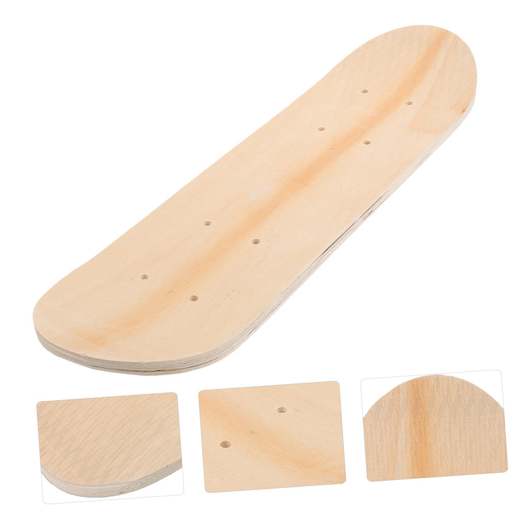 3 Skateboard Vuota in Legno Strati per DIY Personalizzabile per Pittura Graffiti e Fai Te Ragazzi Ragazze