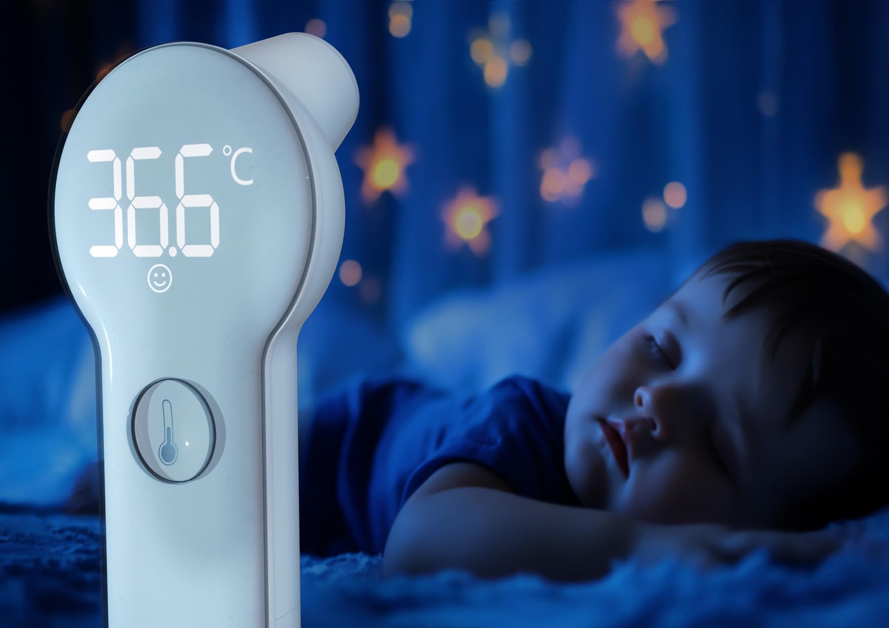Infrarot-Fieberthermometer für Stirn und Ohr, 1 Sek. – Neno Medic T08