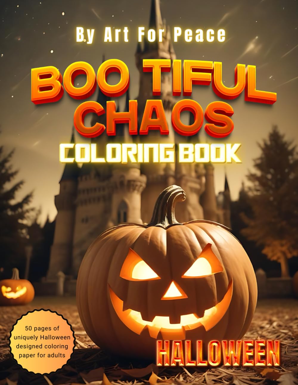 Boo tiful Chaos: A Playful Halloween Coloring Book