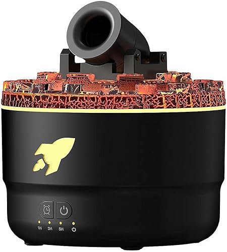 Cannon Blast Humidificador de aroma, humidificador de cañón de vapor LED de 7 colores, difusor silencioso, difusor de aromaterapia silencioso con