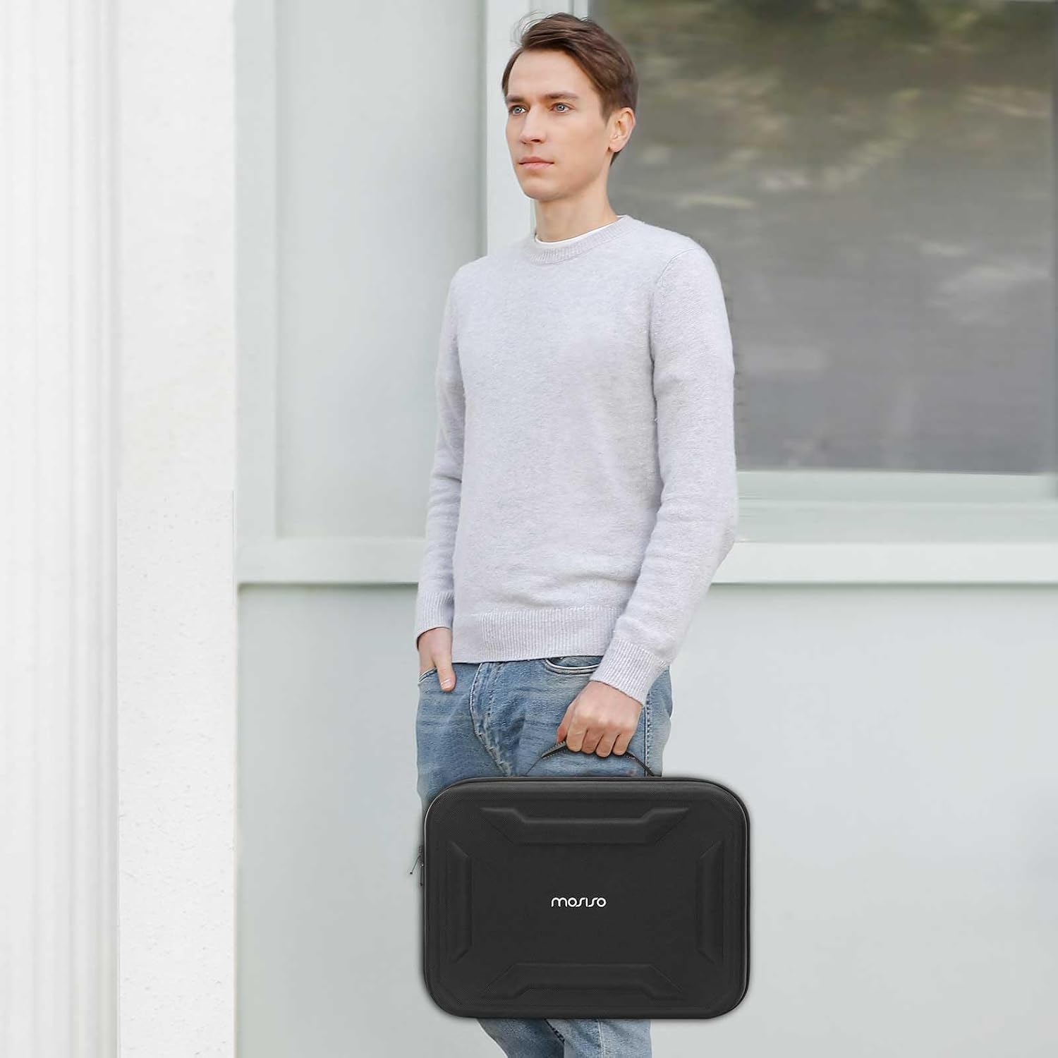 MOSISO Carrying Case Compatible with Playstation 5 Console with Shoulder image 2