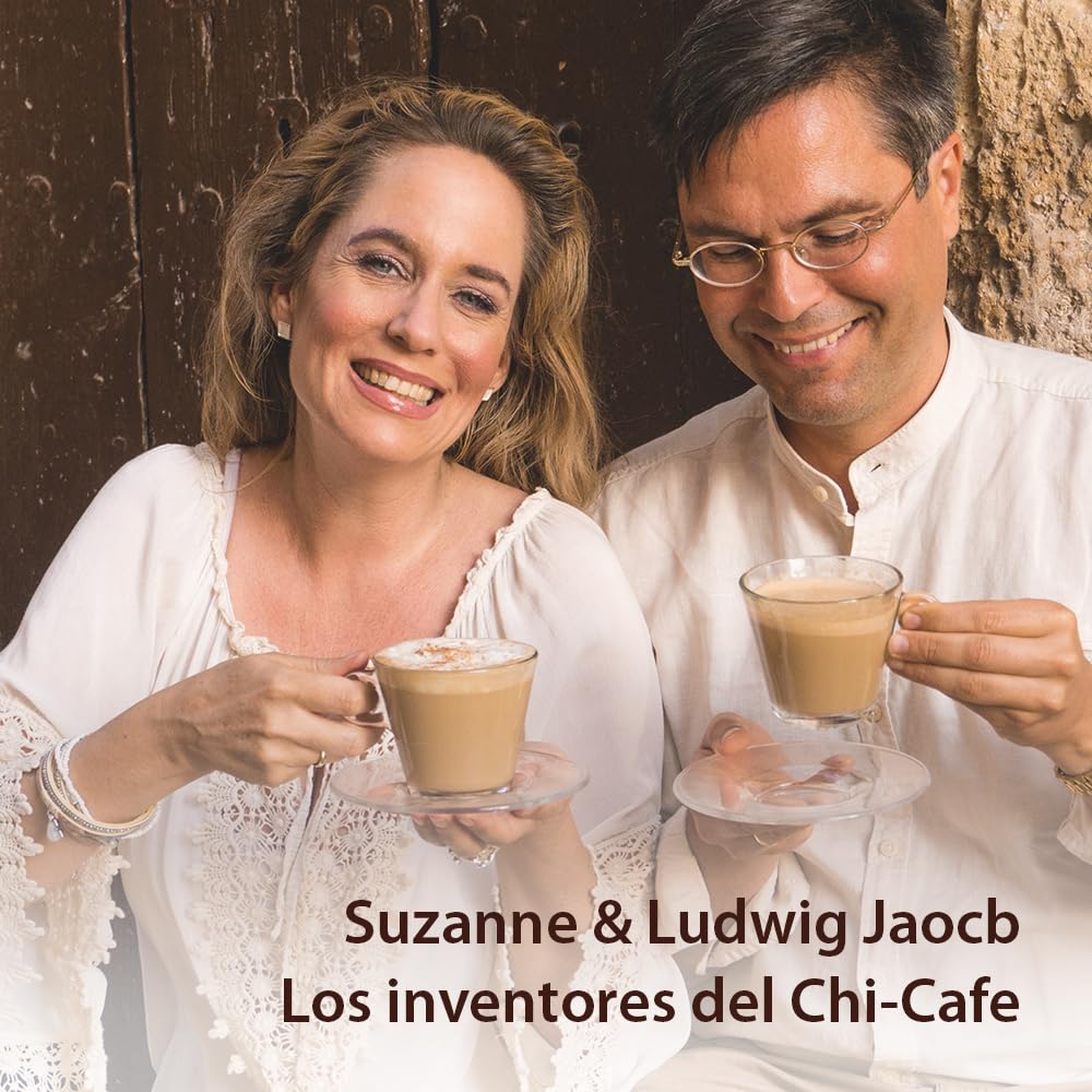 Chi-Cafe Classic Café Soluble con Fibra Dietética de Acacia, 400 g 66 tazas | Para una Buena Digestión¹, con Hongo Reishi, Ginseng y Guaraná, Vegano