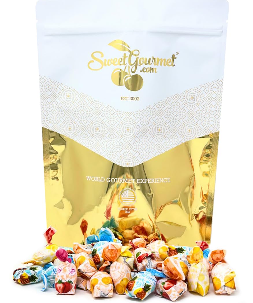 SweetGourmet Arcor Fruit Filled Assorted Bon Bon Hard Candy | 3 Pounds