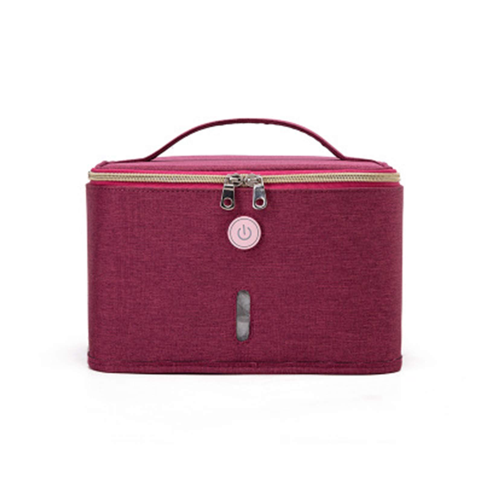 Bolsa Esterilizadora, Caja de Desinfección UV Portátil Multifunción de Gran Capacidad, Esterilización Rápida de 3 Min 99,9%, para Ropa Interior Gafas BiberónB
