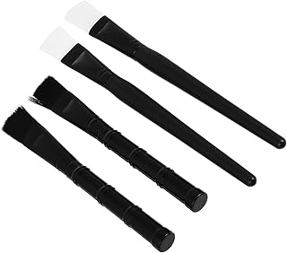 TEHAUX 4pcs Facial Mask Brush Set with Black ...