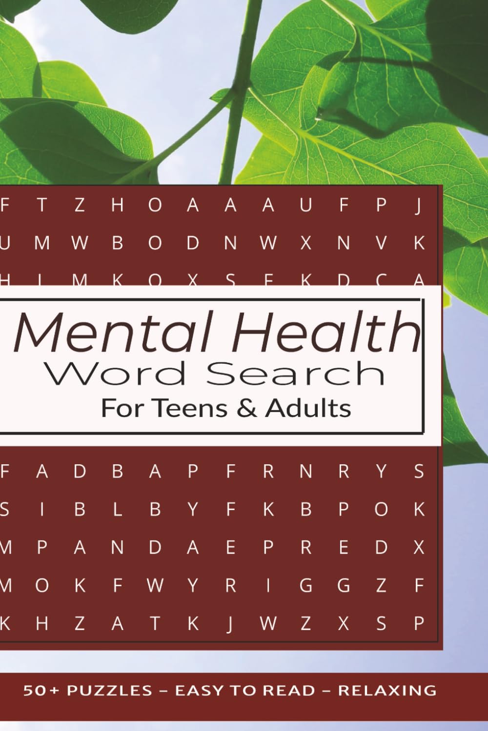 Mental Health Word Search for Teens & Adults: Healing Word Search: A Gentle Therapy-Inspired Puzzle Book | Word Searches with Easy to Read Print about ... | 50+ Puzzles | Perfect for Teens & Adults