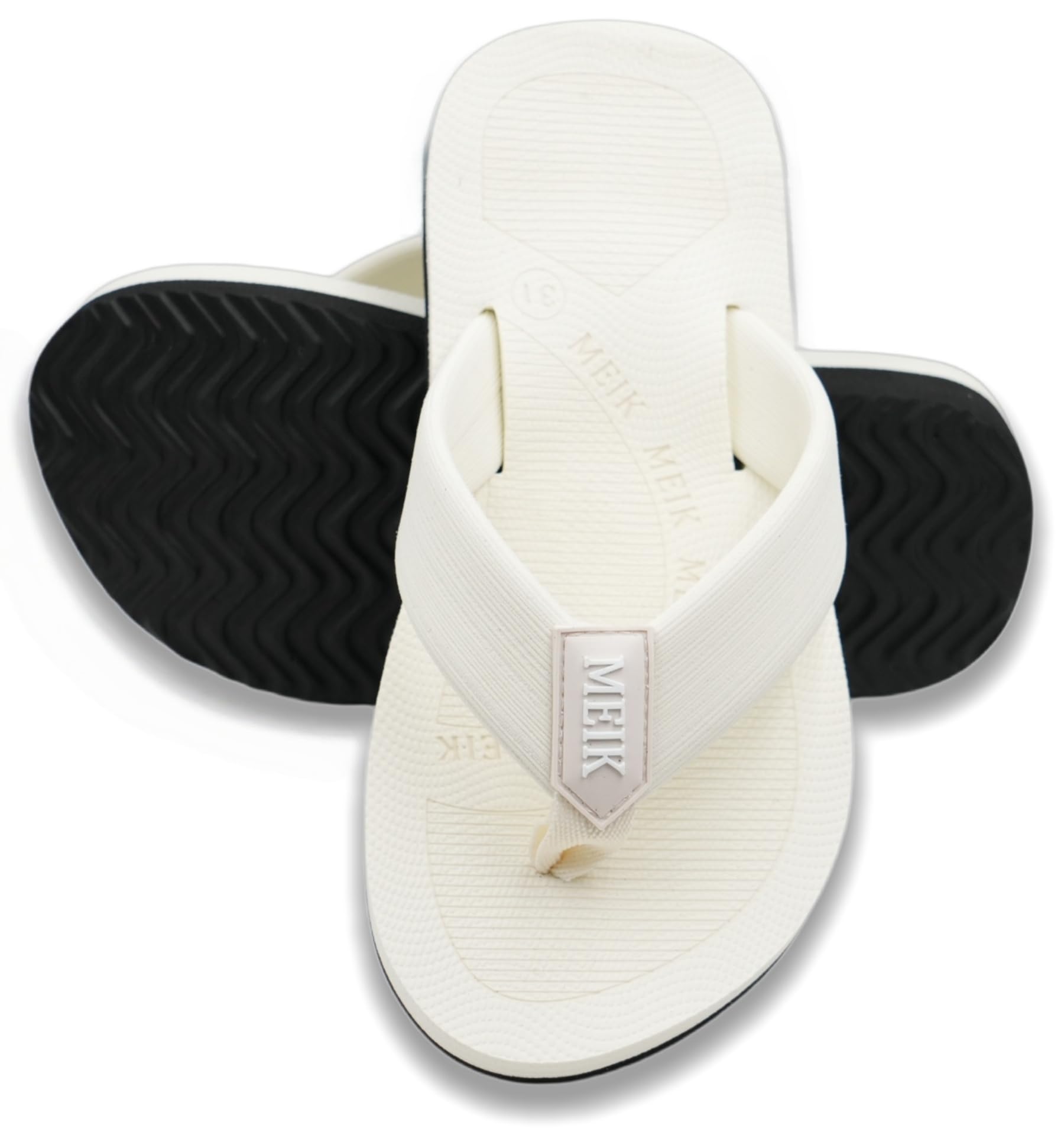 Meik Mangni Kids Boys Girls Flip Flops Comfortable Cushion Thong Sandals Lightweight Slip Resistant Sandals Summer Durable Quick Dry Slide Shower Shoes for Beach Swim Pool — view 10