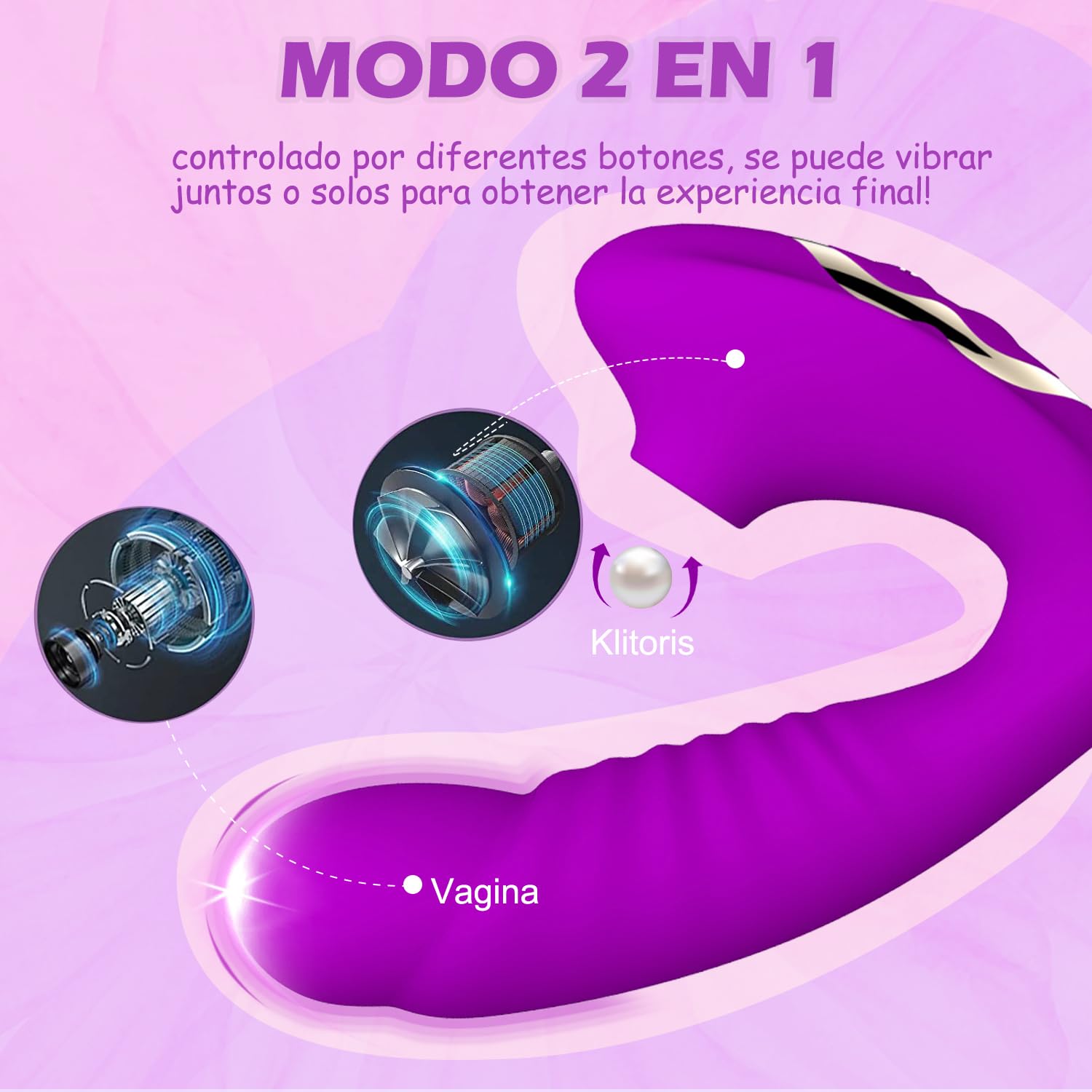 Masajeador de madera impermeable 10 modes