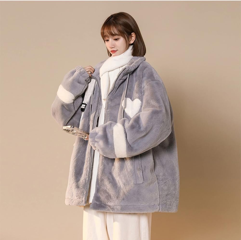 Amazon.co.jp: [D.IIZOO] ボアジャケット レディース 韓国 ボア