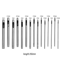 Vista 4 de ECSiNG 15 Uds. Perforadora de agujero hueco de cuero perforadora de acero inoxidable herramienta de corte de acero inoxidable para proyectos