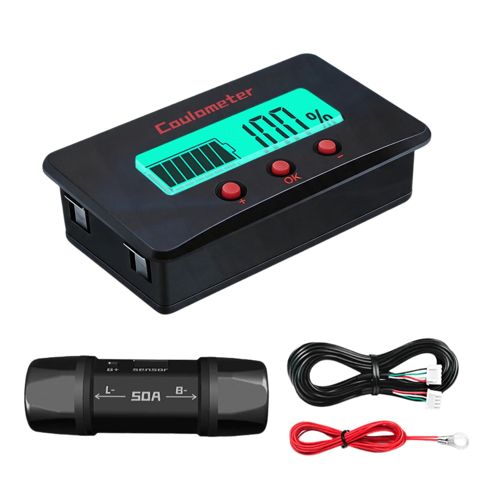 Coulomb Counter with Wide Voltages Ranging and Accurate Current Measurement for Solar Systems Electric Vehicles ABS Digital Ammeter