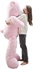 Special Gift for Lover - 140 cm Plush Teddy Bear with Bow Tie... 140cmBear (PINK)