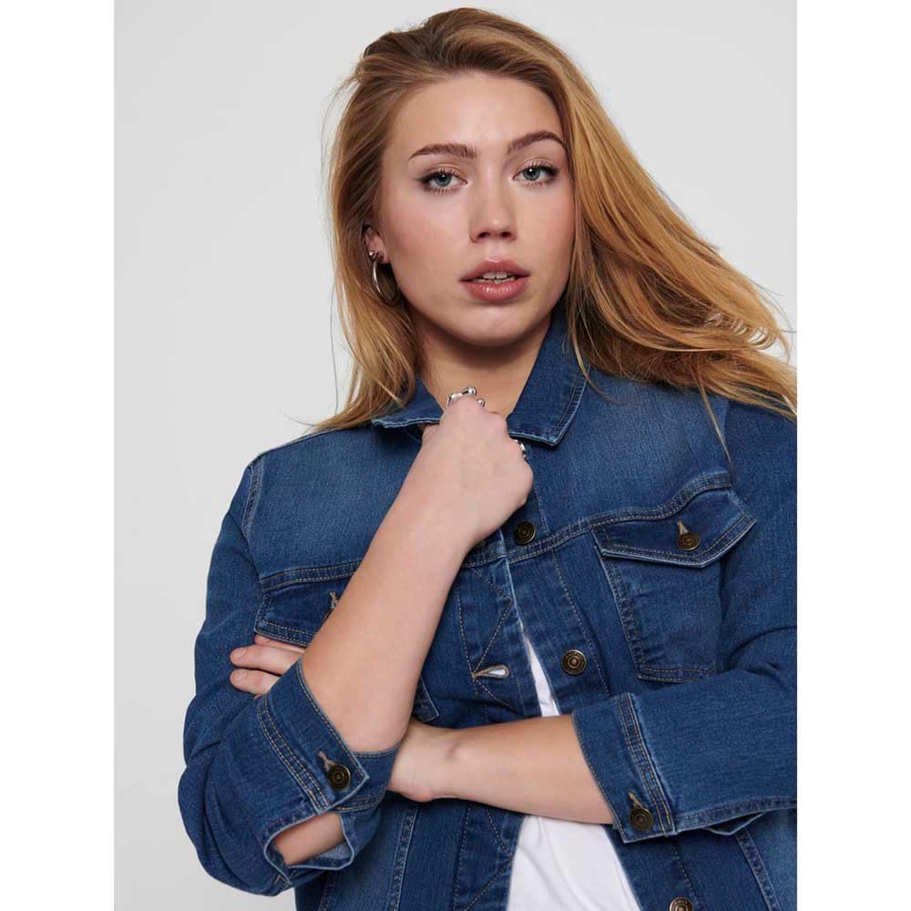 ONLY Carmakoma Carwespa Life Denim Jacket Mbd Noos Blouson en jean Femme (lot de 1)