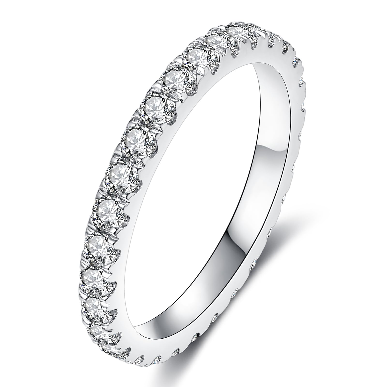 IMOLOVE Lab Grown Diamond Wedding Band