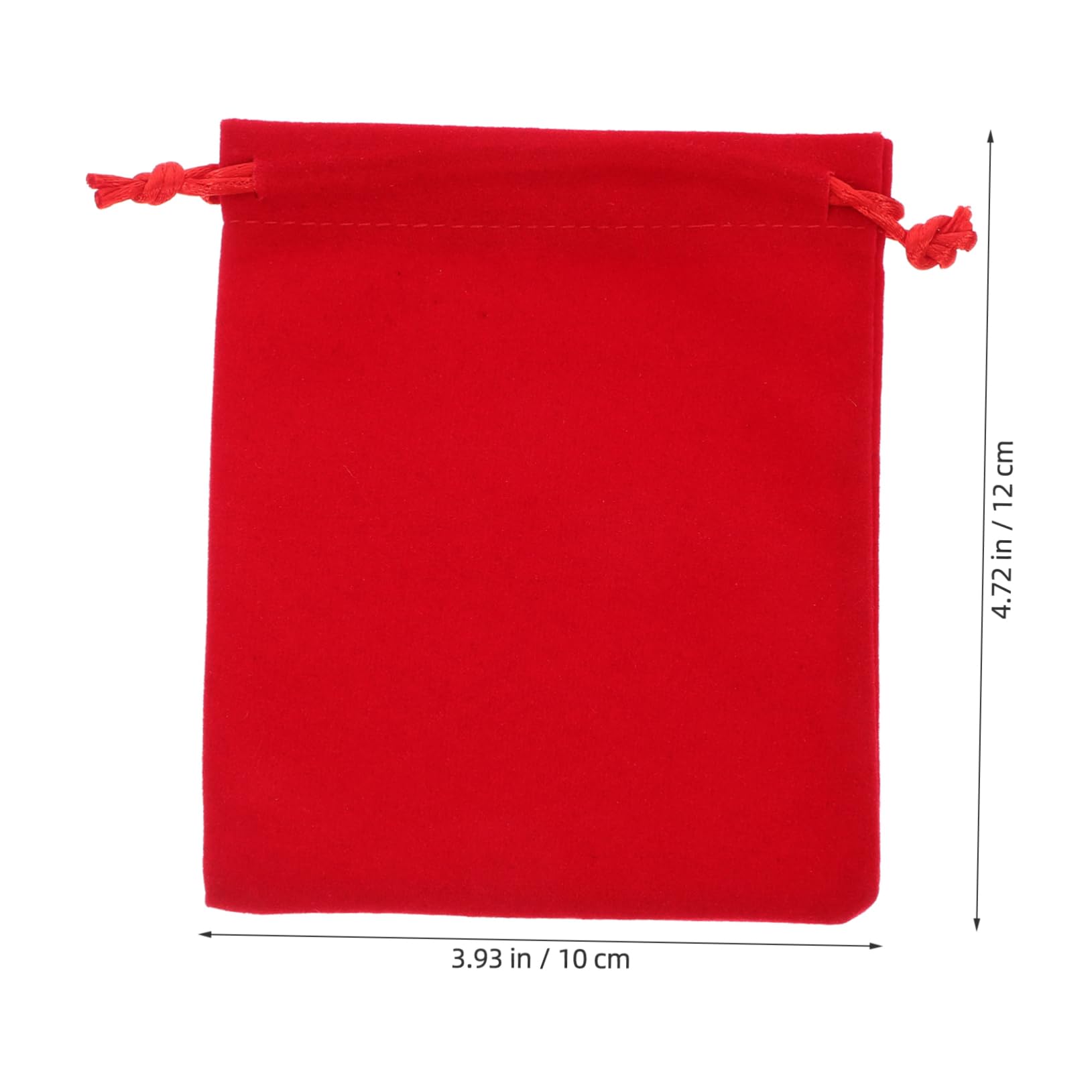 Pochettes à Bijoux en Velours à Cordon, Lot de 48, 12x10 Cm