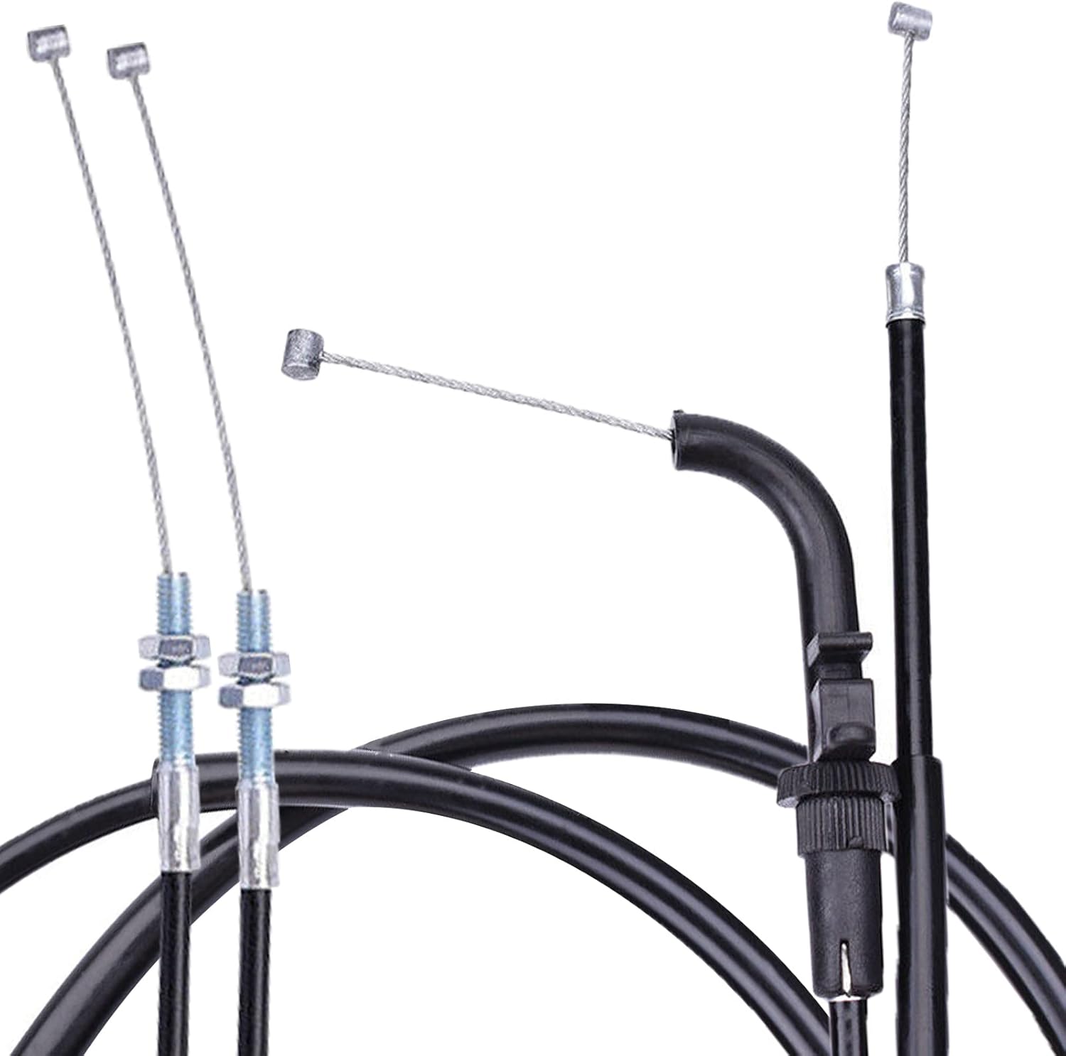 Throttle Cable Wire Fuel Return Cable Fits for Kawasaki Ninja 250 EX250 2008 2009 2010 2011 2012-54012-544012A Motorcycle Throttle Control Cable Accelerate Wires