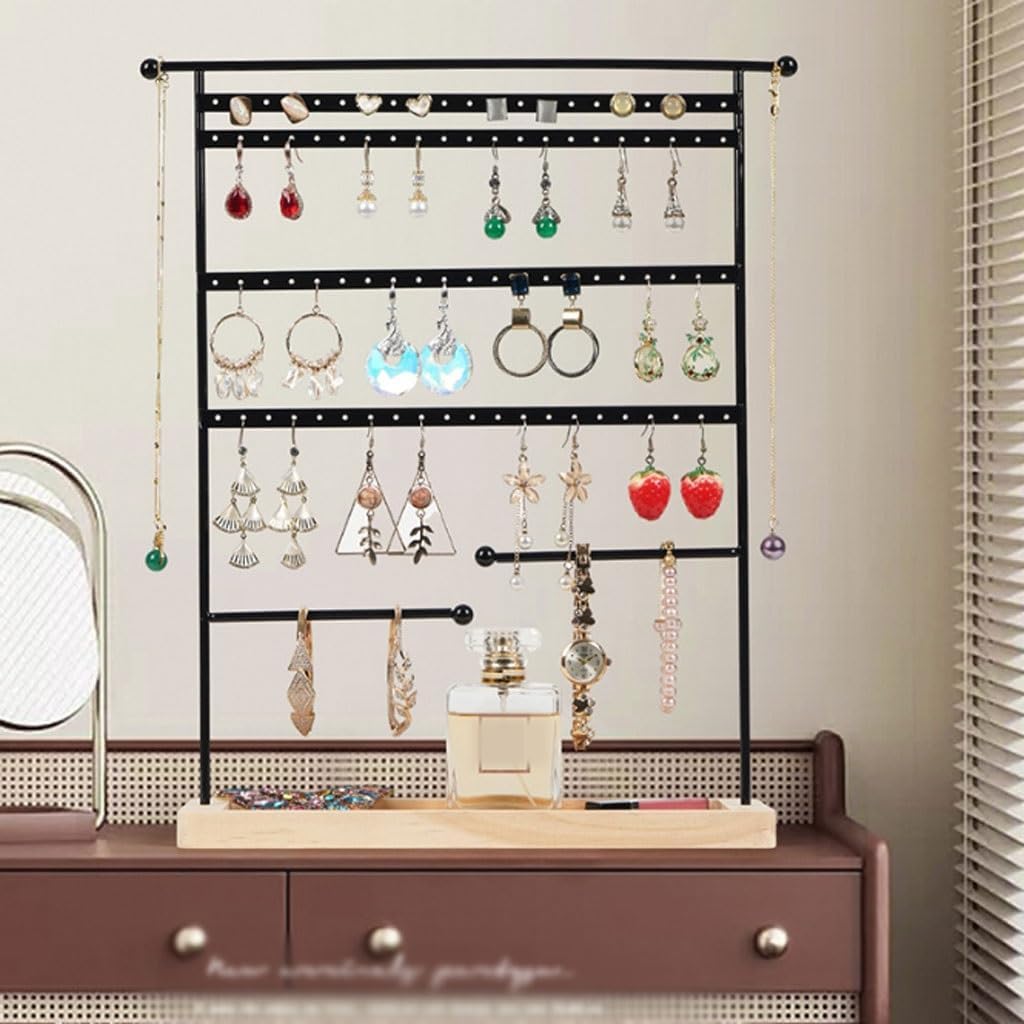 アクセサリースタンド ジュエリースタンド ディスプレイスタンド [品番：FQ000214812]｜PlusNao（プラスナオ）のファッション通販｜SHOPLIST（ショップリスト） ネックレスディスプレイスタンドホルダー、 ジュエリーディスプレイスタンド デスクトップネックレス イヤリングオーガナイザー モダンド