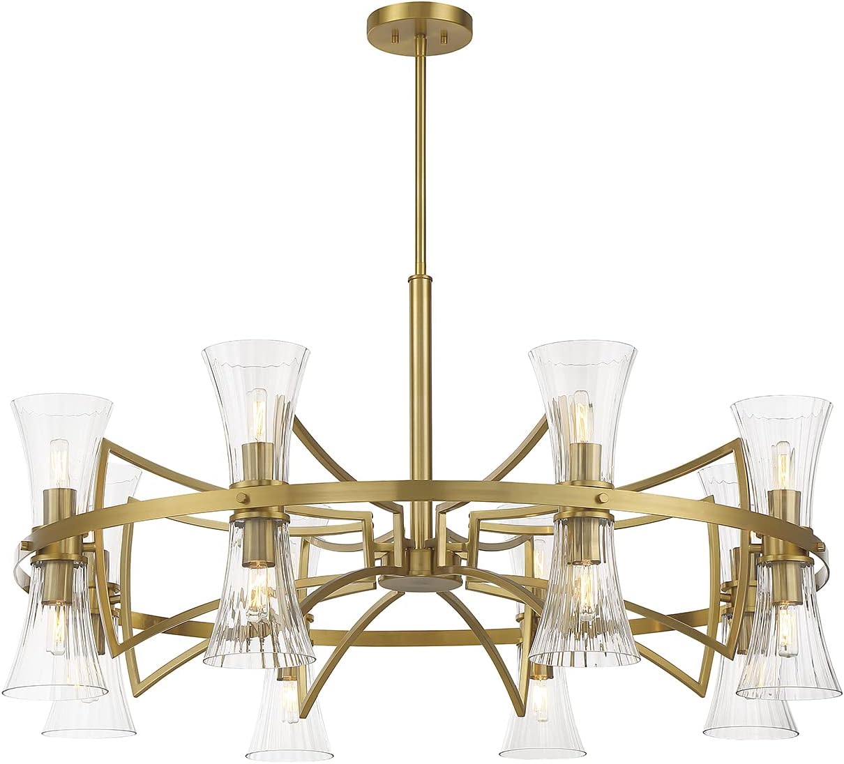 Savoy House 1-9705-16-322 Bennington Chandelier, 16-Light 960 Total Watts, Warm Brass