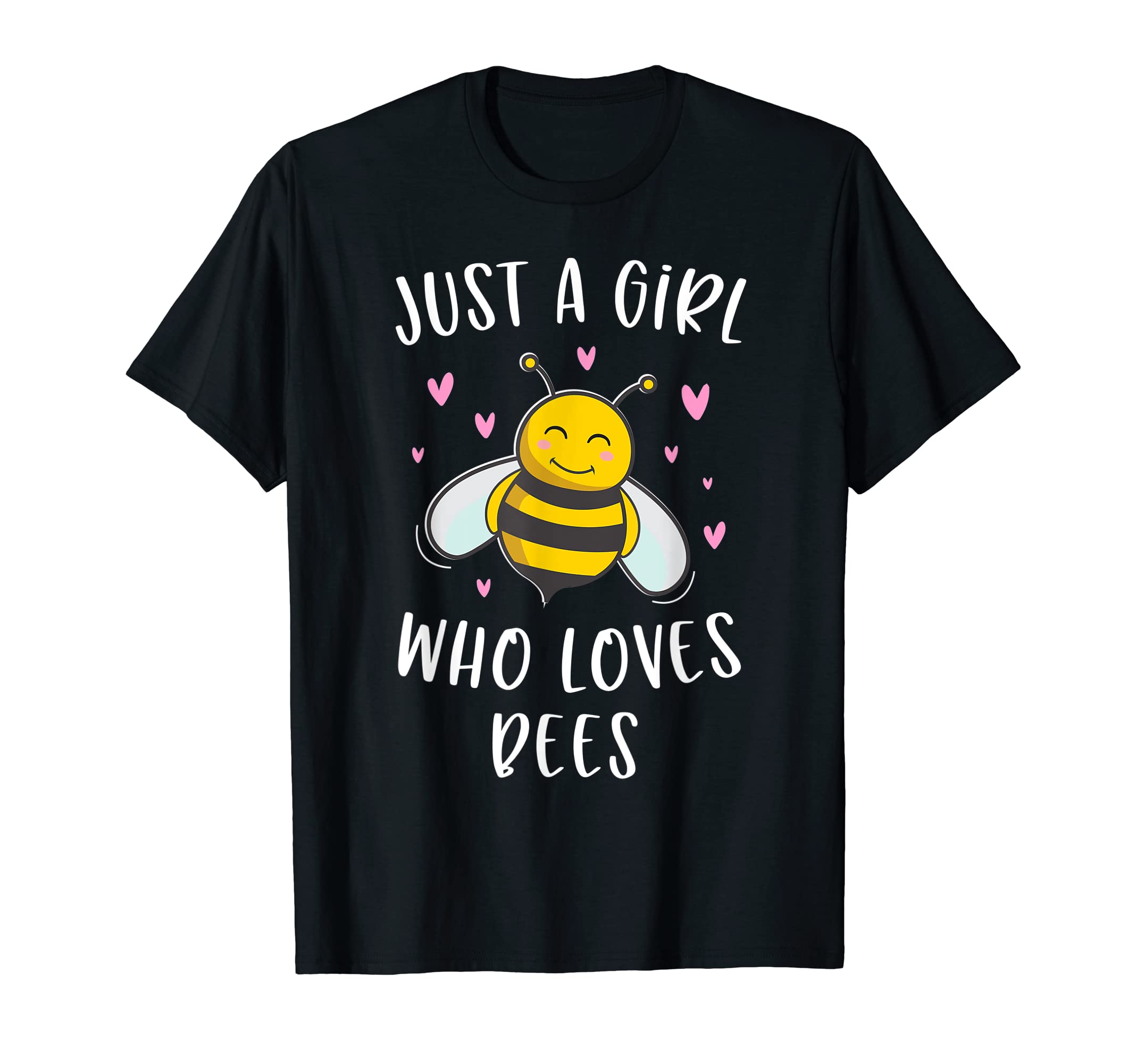 Just A Girl Who Loves Bees Cute Bee Lover T-Shirt