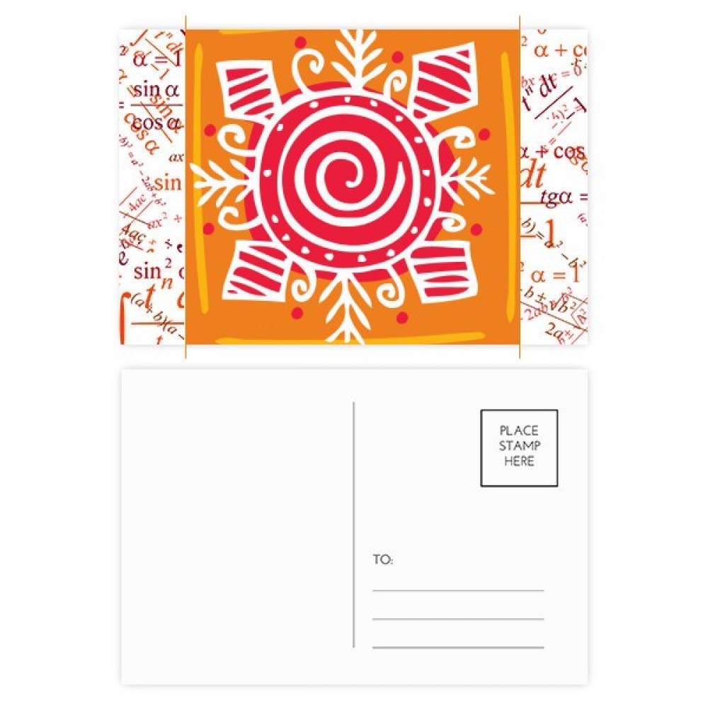 DIYthinker Vortex Mexico Totems Ancient Civilization Formula Postcard Set Thanks Card Mailing Side 20Pcs 5.7 inch x 3.8 inch MultiColor