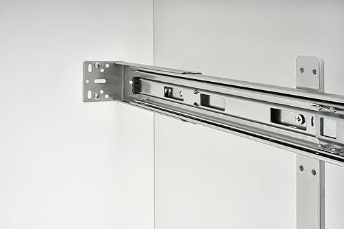 Miniatura 9 de Rev-A-Shelf Organizador extraíble de 2 niveles para debajo del fregadero, 21 x 22 pulgadas, organizador de ollas y sartenes de alambre de acero,