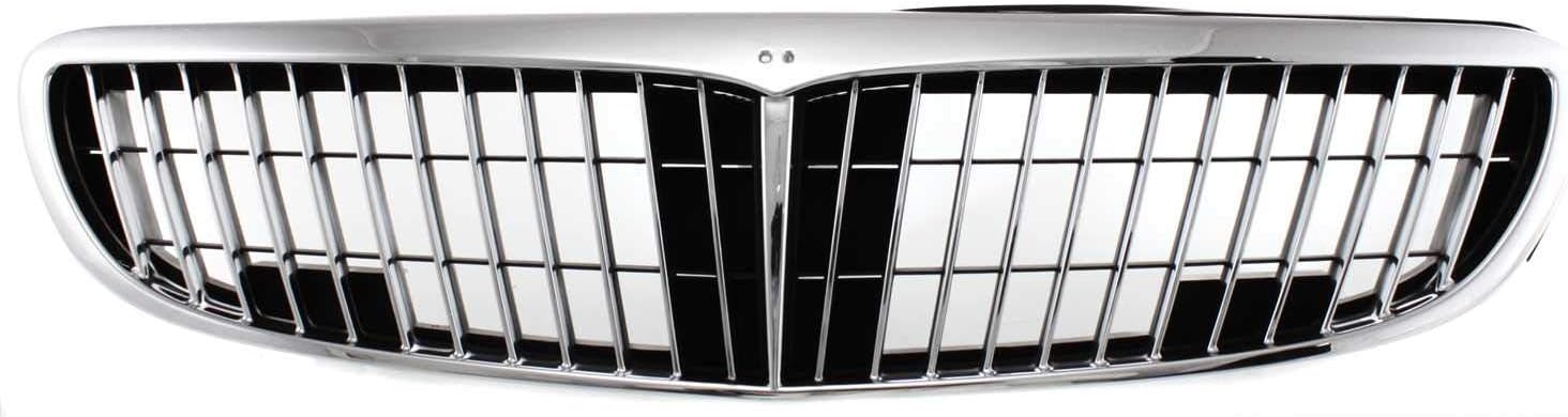 Compatible with NEW Front Grill Grille Assembly Chrome Shell IN1200105 623103Y100 00-01 I-30