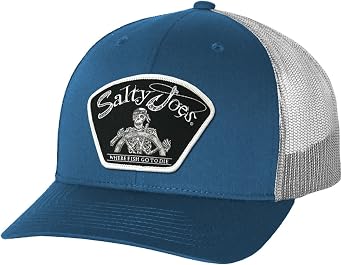 SALTY JOES Where Fish Go to Die Patch Mesh Trucker Hats