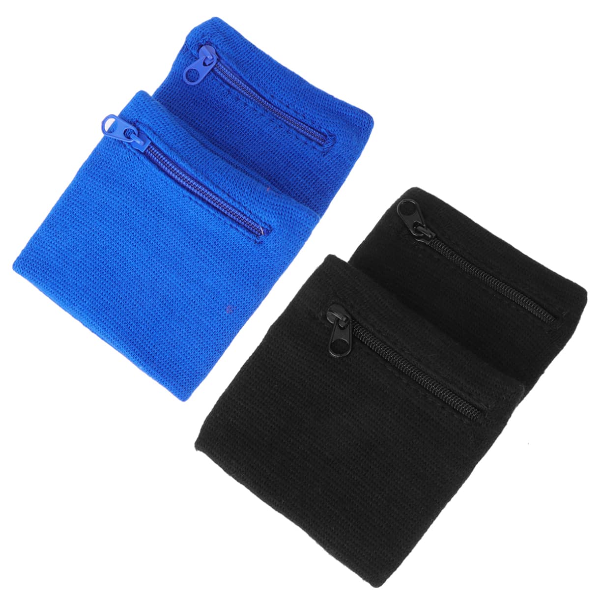 Mipcase 20pezzi Fascia Da Polso Sportiva Con Cerniera Porta Chiavi e Monete Per Corsa e Ciclismo Unisex Confortevole e Traspirante