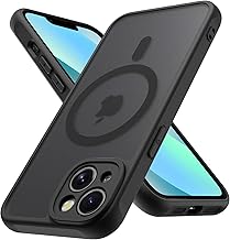 iPhone 13 Mini Case, Translucent, MagSafe Compatible, iPhone 13 Mini Cover, Magnetic, Shockproof, Matte Finish, Smartphone Case, No Yellowing, Strap Hole, MagSafe Compatible, Wireless