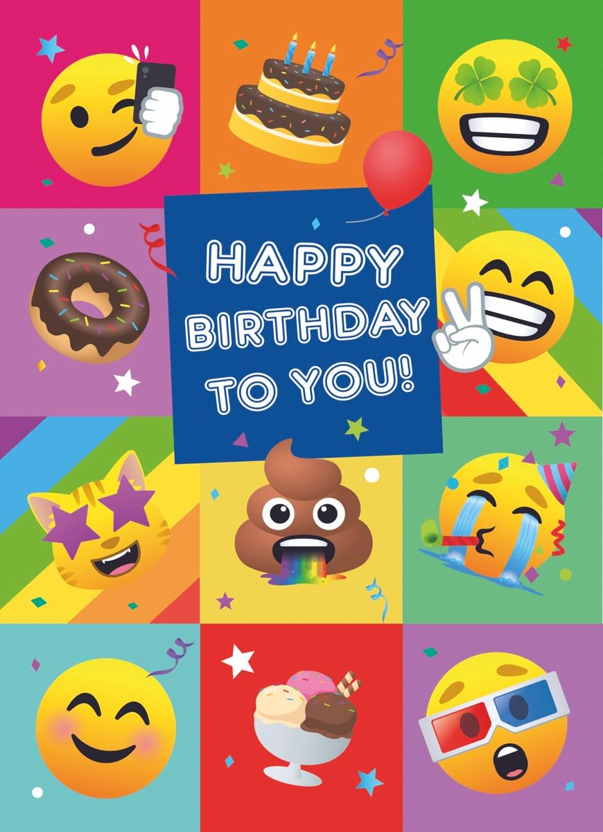 JOYPIXELS BIRTHDAY CARD, HAPPY BIRTHDAY TO YOU JOYPIXELS CARD