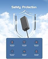 Vista 3 de Superer Cargador de 12 V apto para anillo de luz Neewer (compatible con LED RGB 660 960 Pro)