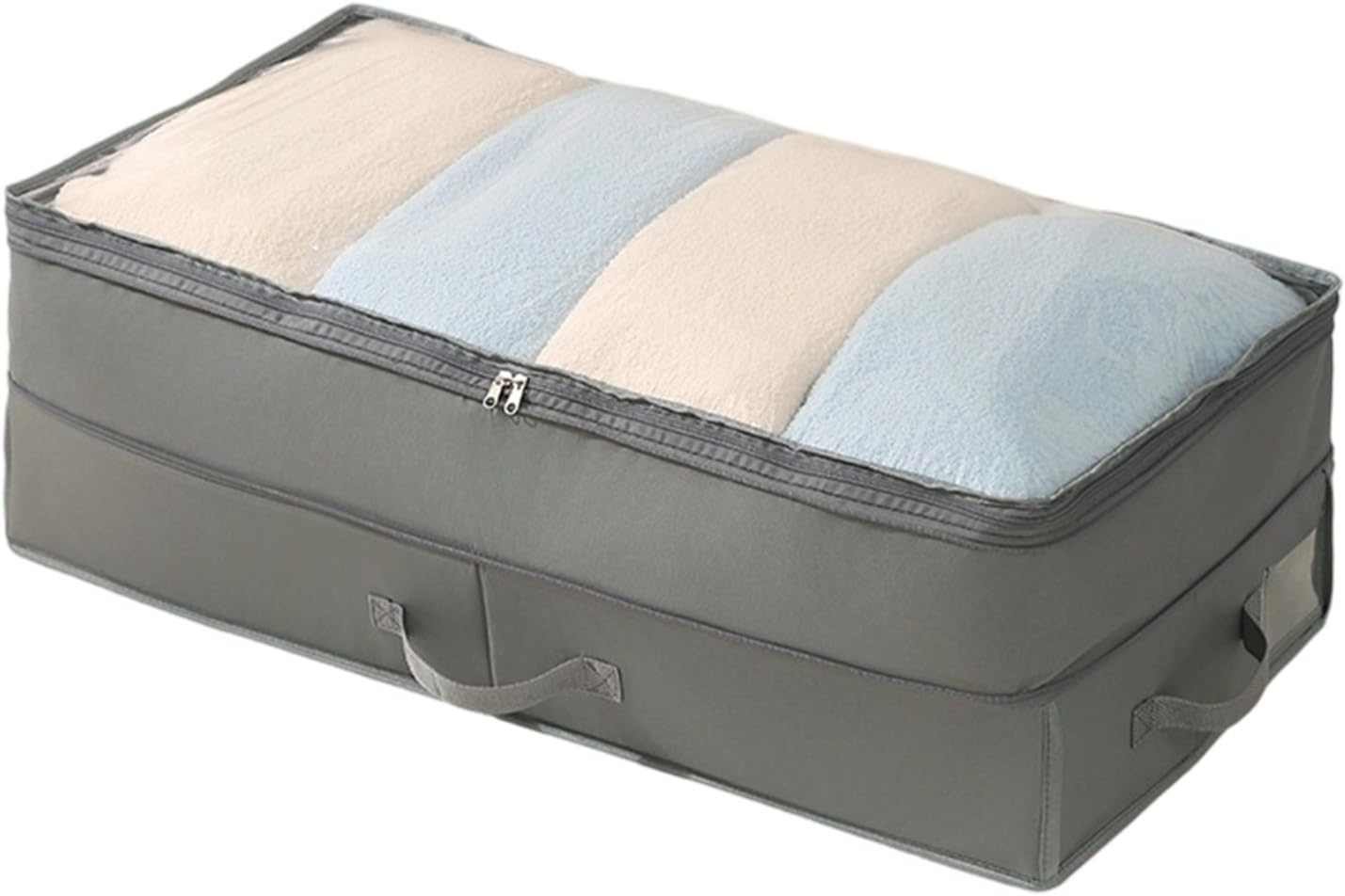 Under Bed Storage Bags,Large Capacity Foldable Bins | Under Bed Space Organizer,for Quilts Blankets Seasonal Clothes Clothes
