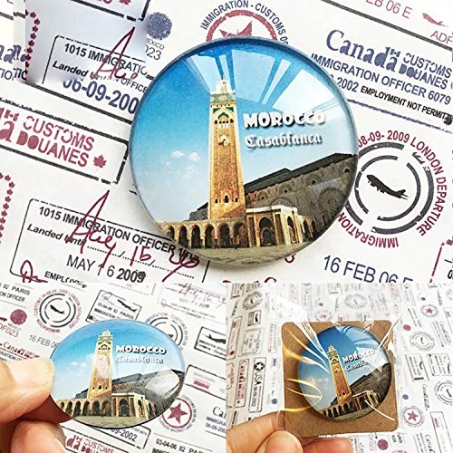 Magnete Frigorifero 3D Marrakech – Souvenir Del Marocco, Decorazione Casa In Resina, Regalo Di Viaggio