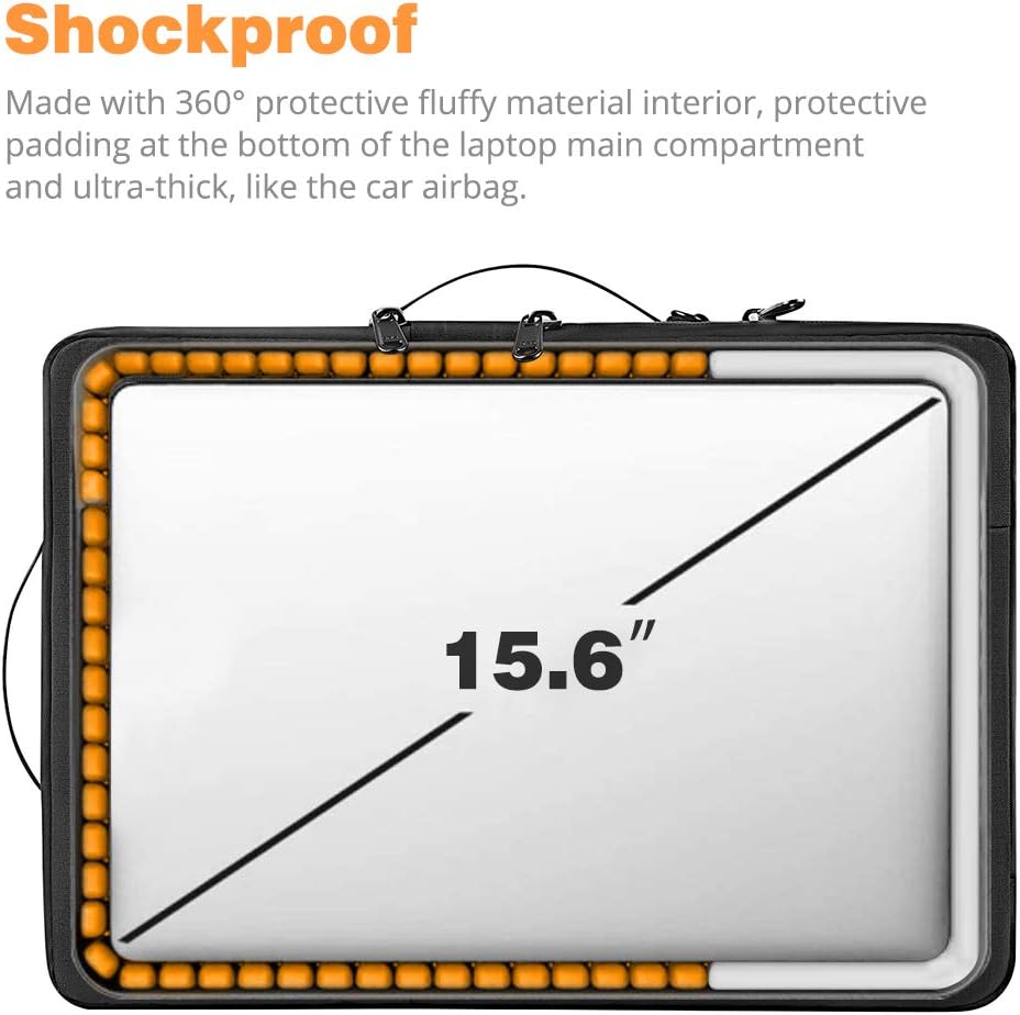 Suреr Brаndѕ WIWU Laptop Carrying Case for 15.6 Inch Acer Aspire 3/5/7 Laptop, HP Pavilion 15.6, Dell Inspiron 15 3000, Waterproof Notebook Sleeve Bag 15.6 ASUS ROG Zephyrus and More 15.6 inch ThinkPad Notebooks.