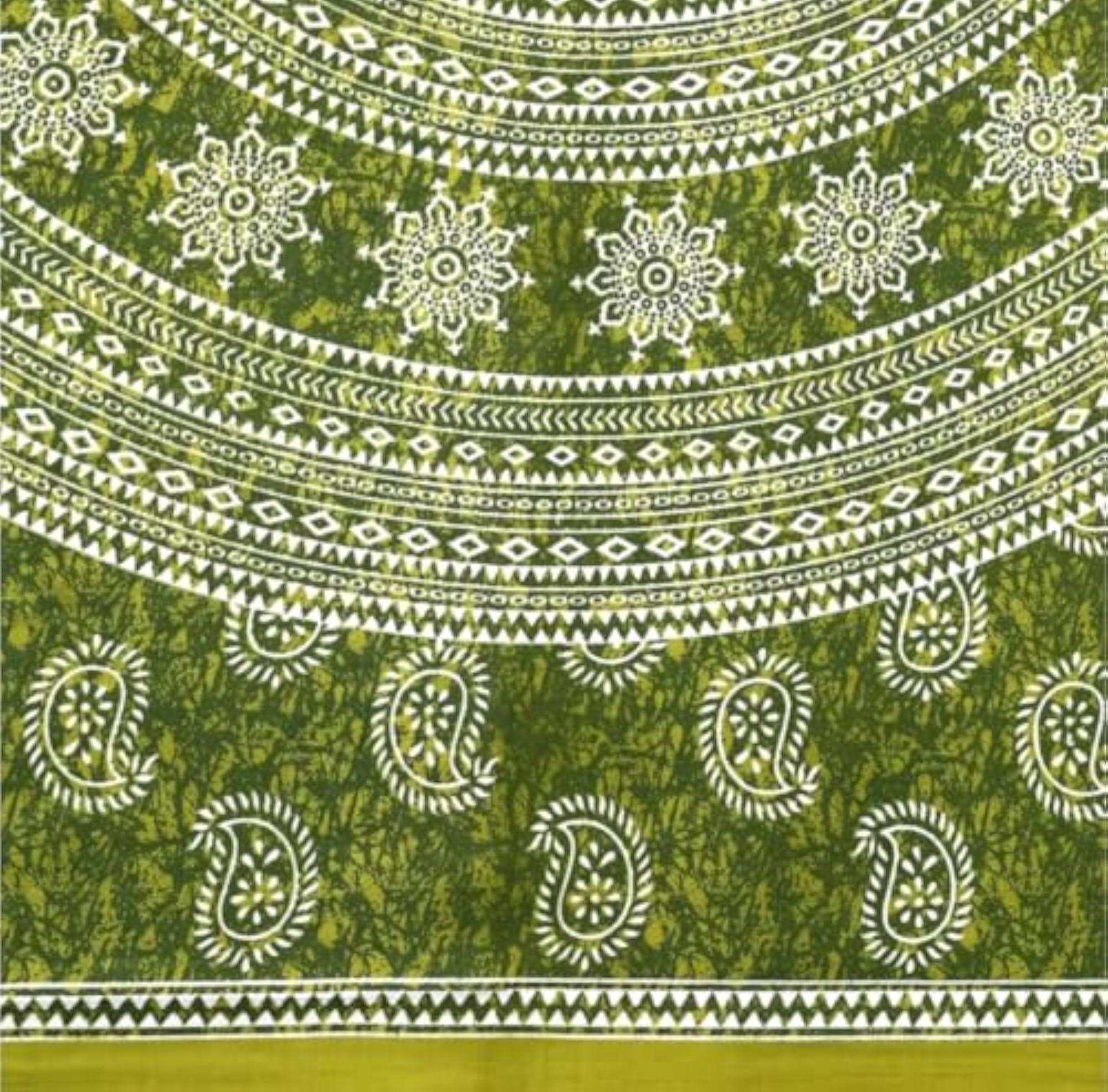 Rajasthani Jaipuri Sanganeri Print Cotton BedSheet Set, Double Bed