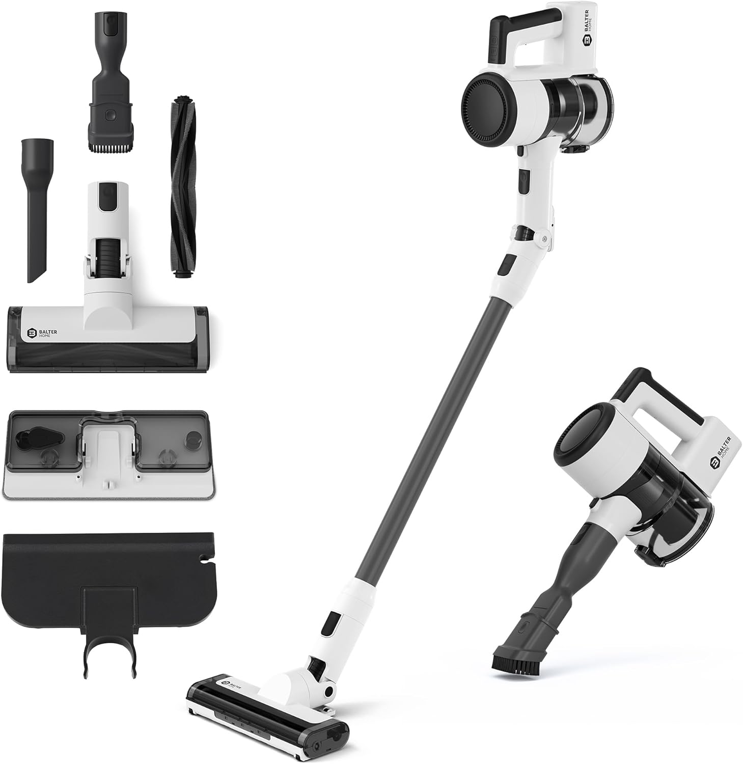 Balter Vertu X1 Cordless Vacuum Cleaner with Wiping Function, AllIn