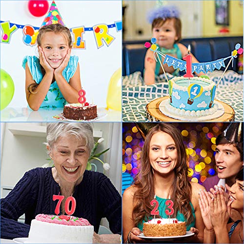 Hot Pink 2Nd Birthday Candles, 2 Candle Rosy, Cake Candles, Bday Candles, Two Candle 2 Yr, Roman Numeral Candles, Happy Cool Fun Glitter Decoration Number Candles No 20 21 22 23 24 25 26 27 28 29 #TOP3