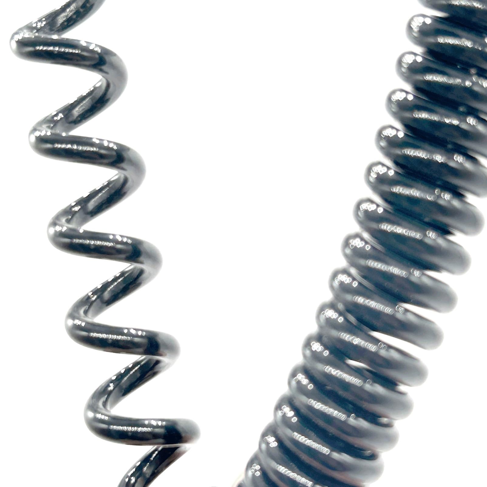 Câble spiralé 24 AWG, 3,75 mètres, cordon hélicoïdal à ressort, 0,2 mm², extensible, connexion, traction, salle d'exposition Élastique Flexible(7 Cores)