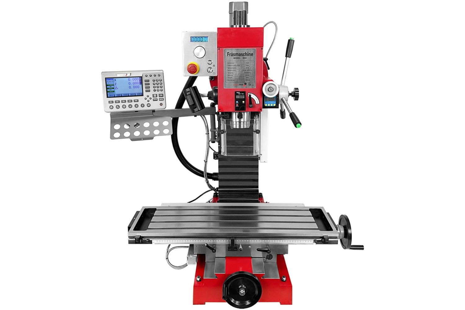 PAULIMOT Bohr-/Fräsmaschine SIEG SX4 mit elektr. Antrieb für die Z-Achse und Messsystem