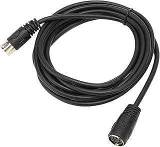 6 Pin DIN Male to Female Cable 6ft, DIN Cable 10ft with Keyed 5Pin DIN Connector, 5Pin DINMale Cable 1/4 TRS to DIN 5 Pin MIDI Cable Adapter, 5 Pin DIN Female to 3.5mm Male Cable