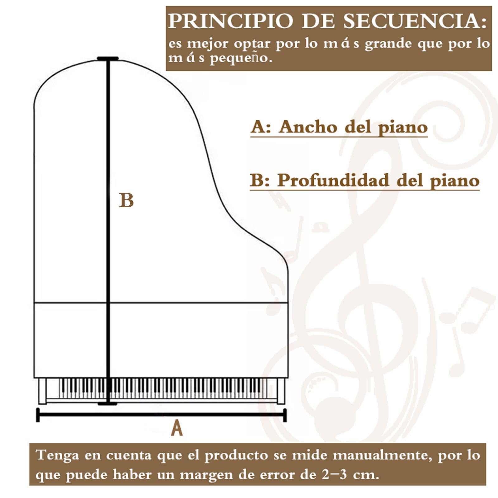 Copertura Decorativa per Pianoforte,Copertina Completa per Pianoforte,Copertura Protettiva per Pianoforte a Coda,Copertura per Pianoforte Verticale,per Pianoforte Verticale
