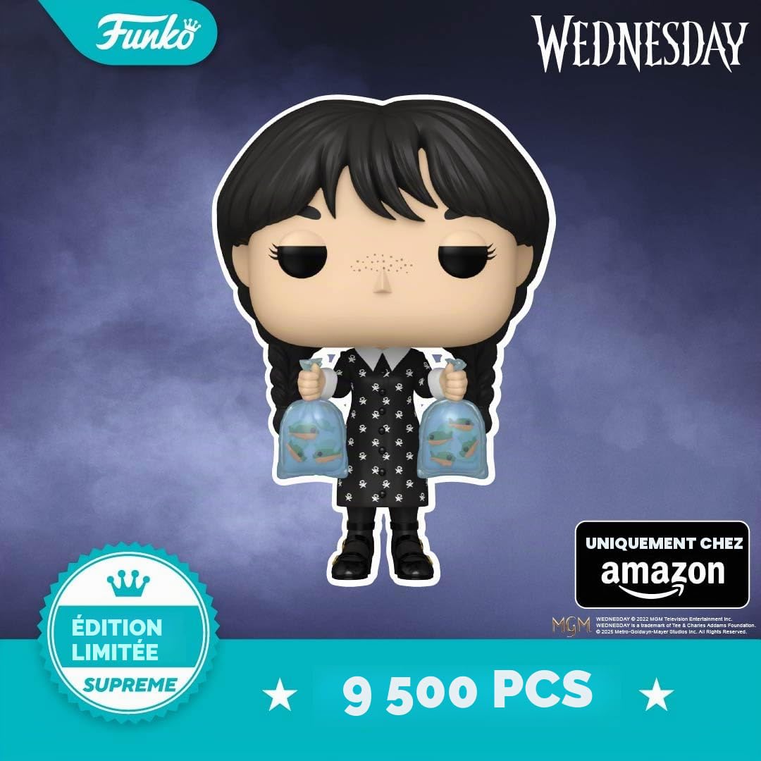 Funko Pop! Supreme Le : Mercredi - Mercredi Addams - Figurine en Vinyle à Collectionner - Idée Cadeau - Produit Officiel - Jouets pour Enfants et Adultes - Fans de télévision - Figurine modèle pour