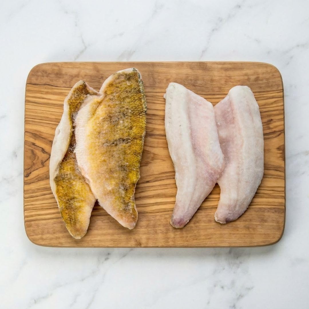 Yellow Perch Fillets, Wild Caught, Skin On, Individually Frozen, 5 lbs