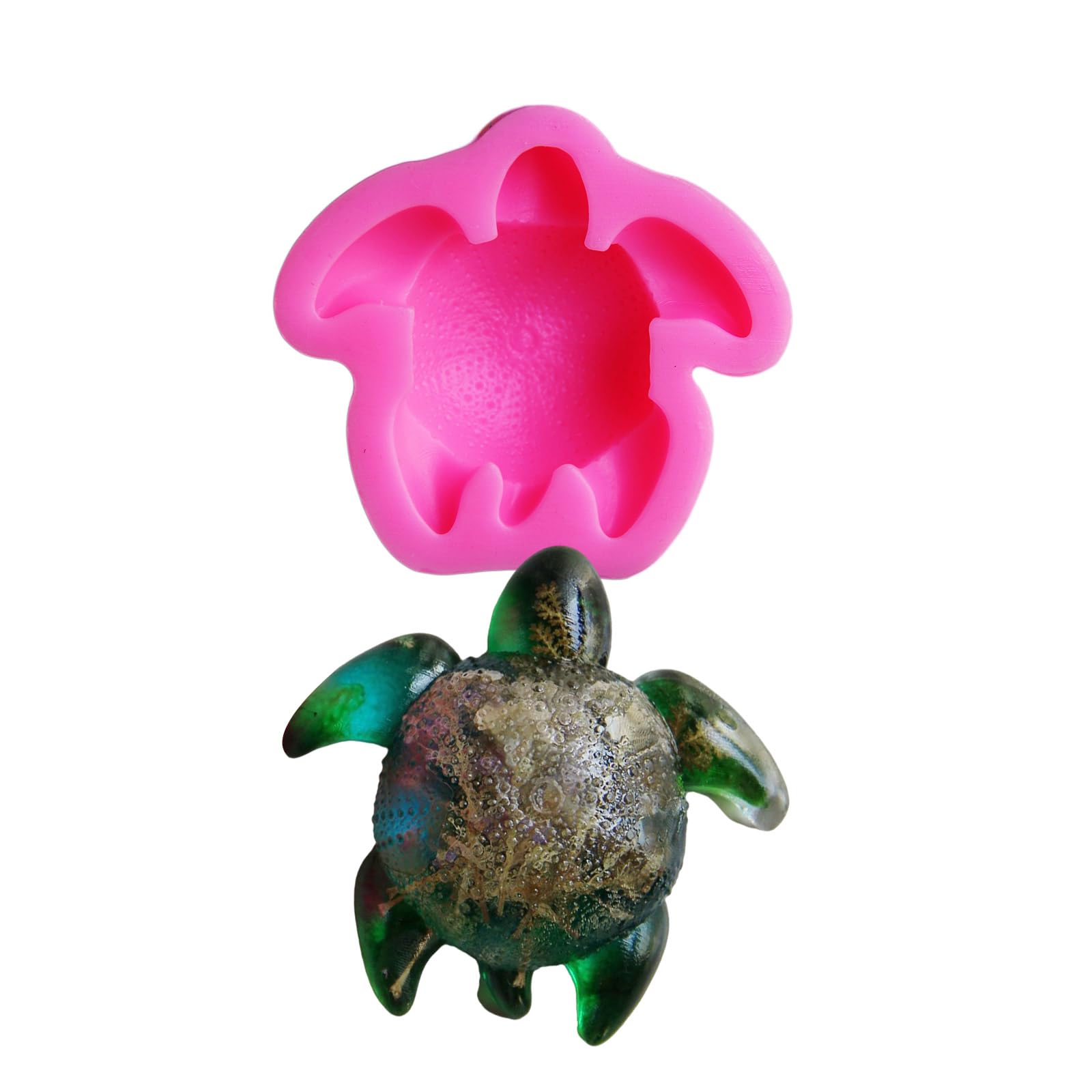 ROYJJ Turtle crystal ornaments silicone mold Creative Turtles Silicone Mold for Handmade Projects Animal Figurine Decoration Mould Jewelry Making Supplies