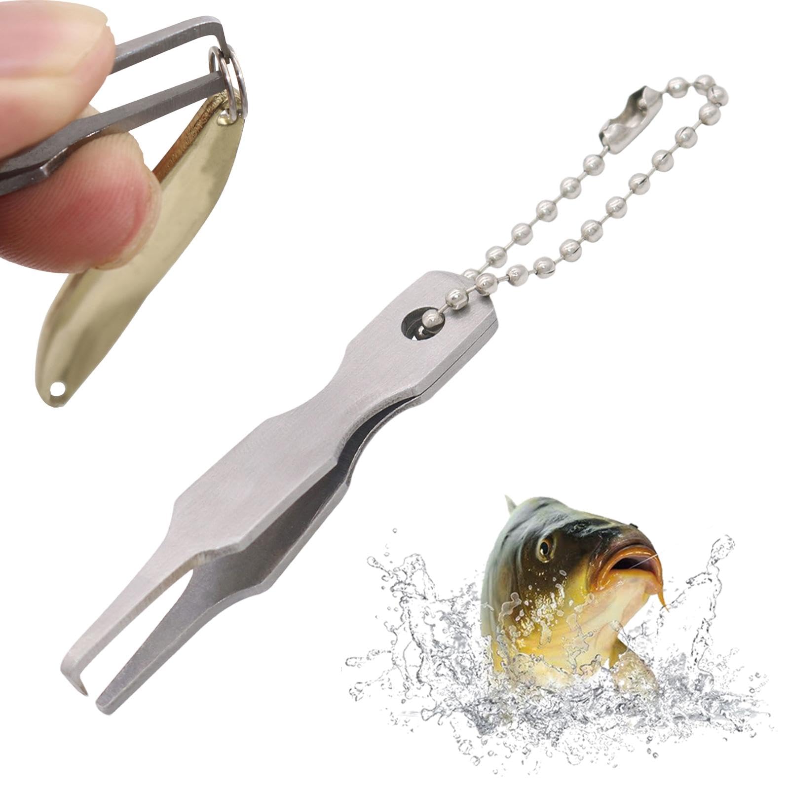 Pince à Anneau Fendu Acier Inox - Outil Pêche Pour Ouvrir Anneaux Et Connecteurs