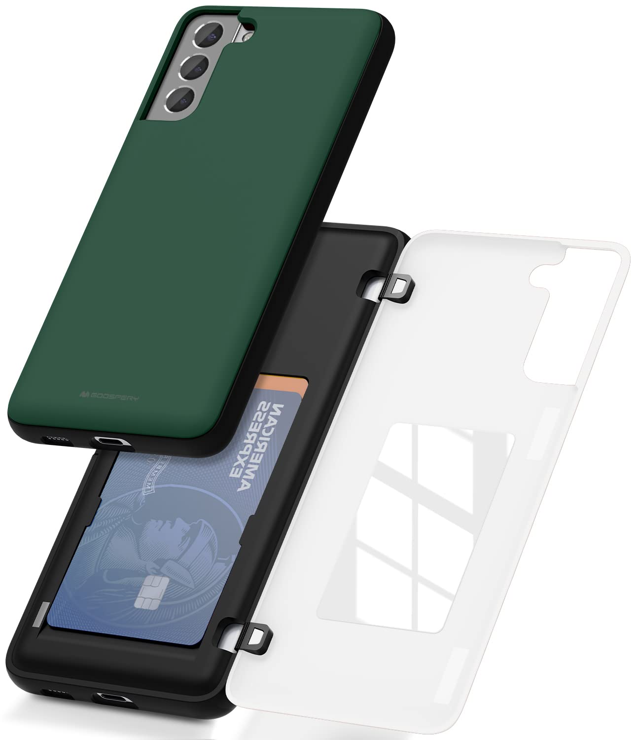 Amazon.co.jp: GOOSPERY Galaxy S21 Plus 6.7インチ(2021) カード